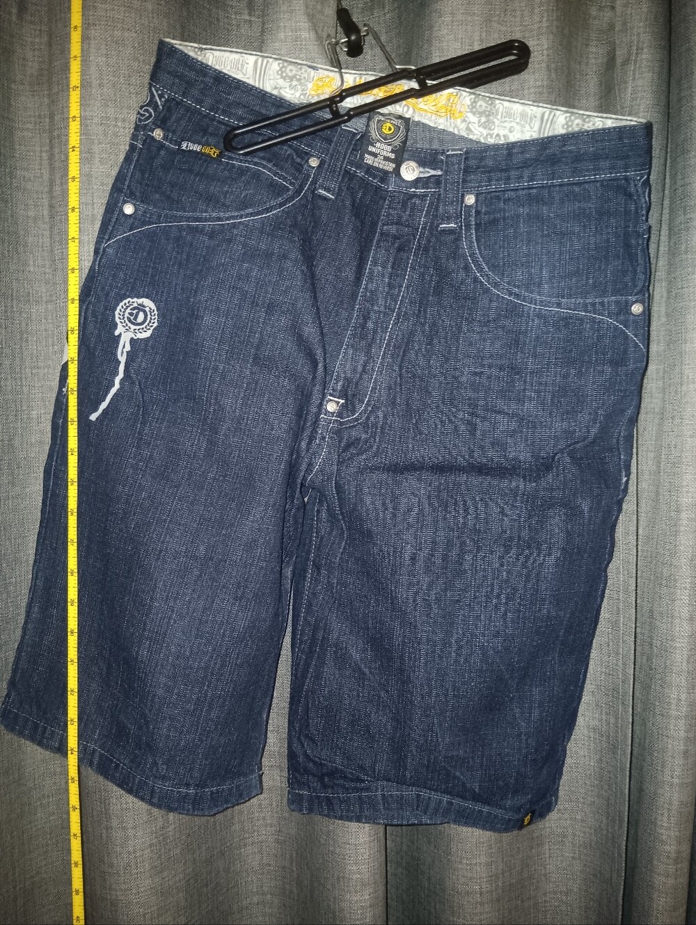 Dyse One Men's Dark Blue Denim Jean Shorts